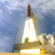 Artist’s depiction of SLS launch.